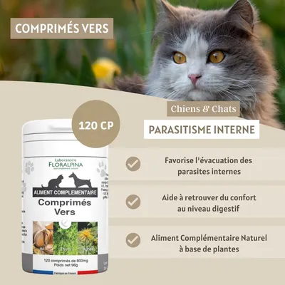 Comprimés vers 120 - Laboratoire Floralpina