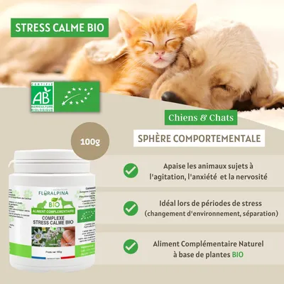 Complexe Calme Stress poudre Bio - Laboratoire Floralpina