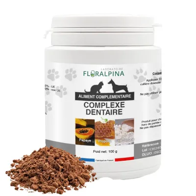 Complexe Dentaire 100g Antitartre pour chien et chat