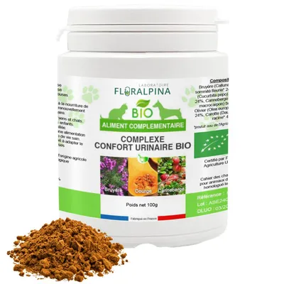 Complexe Confort urinaire poudre BIO 100g - Laboratoire Floralpina