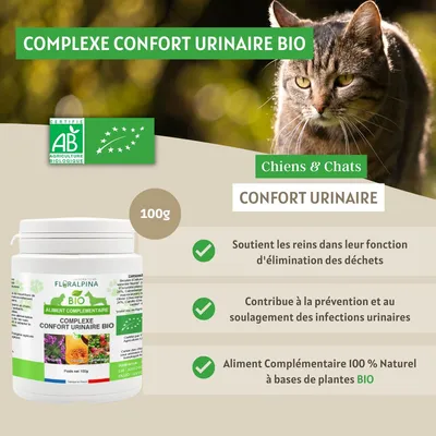 Complexe Confort urinaire poudre BIO 100g - Laboratoire Floralpina