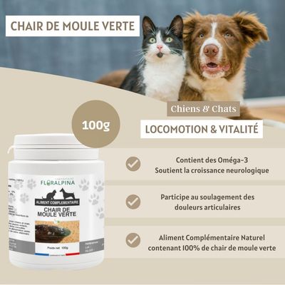 Moule verte poudre 100g - Laboratoire Floralpina