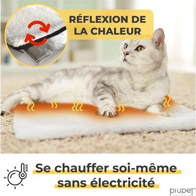 PiuPet Couverture chauffante pour chats