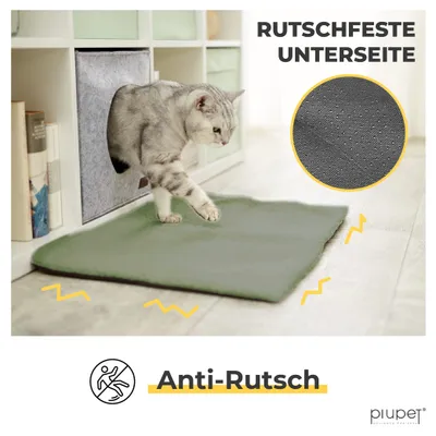 PiuPet® Selbstheizende Katzendecke I 60x45cm I Heizdecke ohne Strom PiuPet® Selbstheizende Katzendecke I 60x45cm I Heizdecke ohne Strom