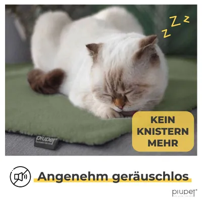 PiuPet® Selbstheizende Katzendecke I 60x45cm I Heizdecke ohne Strom PiuPet® Selbstheizende Katzendecke I 60x45cm I Heizdecke ohne Strom