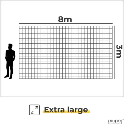 PiuPet Filet de protection chat | 8x3 m | Filet chat balcon transparent PiuPet Filet de protection chat | 8x3 m | Filet chat balcon transparent