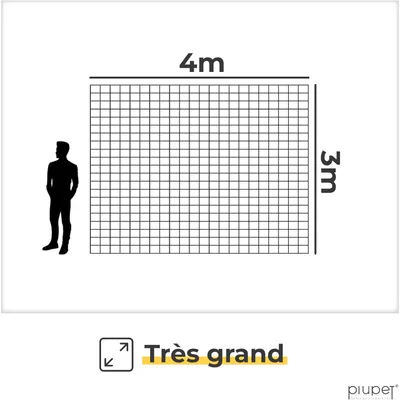 PiuPet Filet de protection chat | 4x3 m | Filet chat balcon transparent