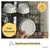 PiuPet Lot de 3 gamelles pour chat