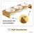 PiuPet Lot de 3 gamelles pour chat