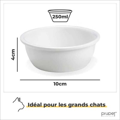 PiuPet Lot de 3 gamelles pour chat