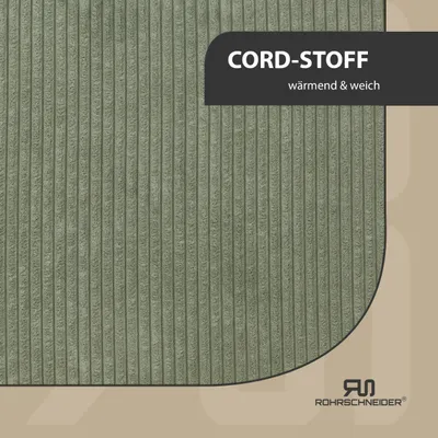 Rohrschneider Haustierbett aus Cord