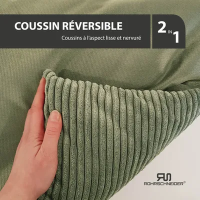 Rohrschneider Lit animal en velours côtelé