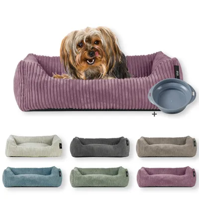 Rohrschneider Lit animal en velours côtelé