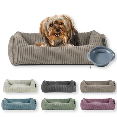 Rohrschneider Lit animal en velours côtelé