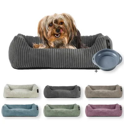 Rohrschneider Lit animal en velours côtelé