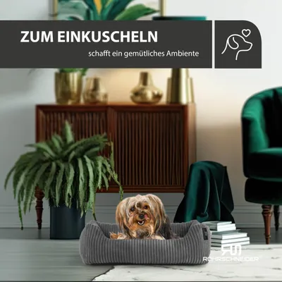 Rohrschneider Haustierbett aus Cord Rohrschneider Haustierbett aus Cord