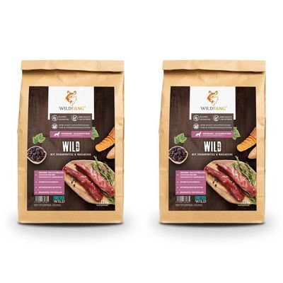 Wildfang® Croquettes adultes au sauvage - sans céréales 2 x 2 kg
