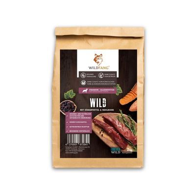 Wildfang® Croquettes adultes au sauvage - sans céréales 2 kg