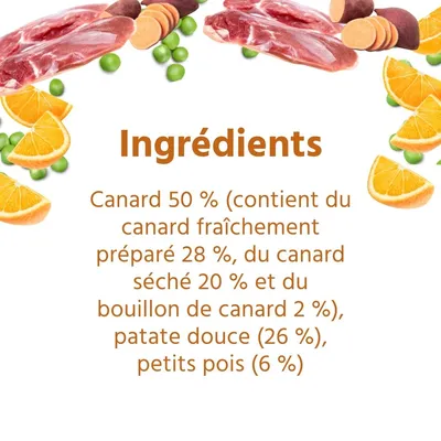 Wildfang® Canard à la patate douce et à l'orange | Sans céréales