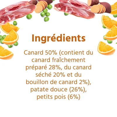 Wildfang® Canard à la patate douce et à l'orange | Sans céréales