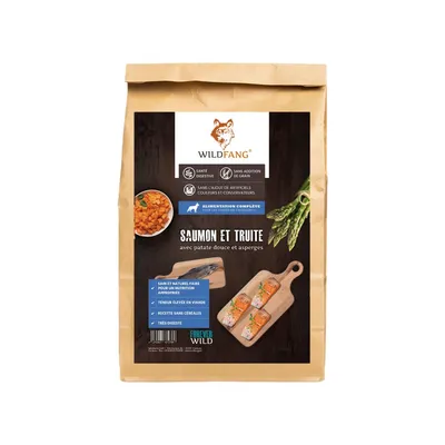 Wildfang Adult Trockenfutter mit Lachs und Forelle - große Hunderassen