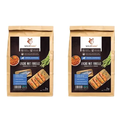 Wildfang® Croquettes Maxi Adult au saumon et à la truite - sans céréales