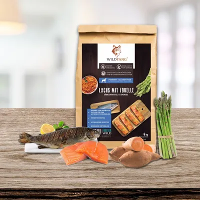 Wildfang® Croquettes Maxi Adult au saumon et à la truite - sans céréales
