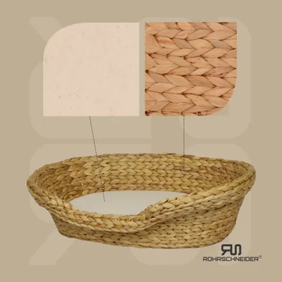 Rohrschneider Panier pour chat confortable avec coussin