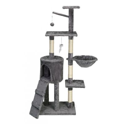 Mon Ami Luki - Arbre a chat 49x35x138CM, ANTHRACITE