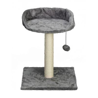 Mon Ami Luki - Arbre a chat avec assise 34x34x42CM, Anthracyte