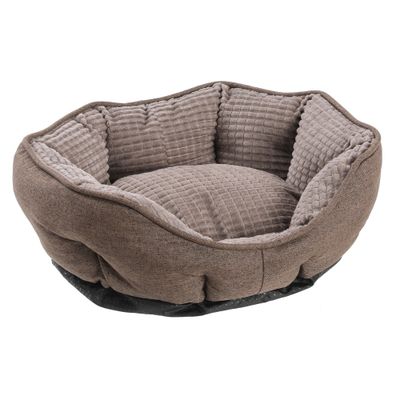 Mon Ami Luki - PANIER OVALE TOUCHER SOFT ANTIDERAPANT MARRON