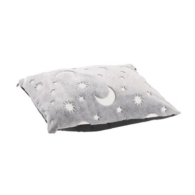 Mon Ami Luki - MATELAS VELOURS GRIS PHOSPHORESCENT 60X45CM X Mon Ami Luki - MATELAS VELOURS GRIS PHOSPHORESCENT 60X45CM X