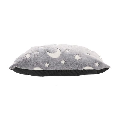 Mon Ami Luki - MATELAS VELOURS GRIS PHOSPHORESCENT 60X45CM X