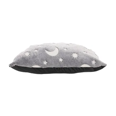 Mon Ami Luki - MATELAS VELOURS GRIS PHOSPHORESCENT 60X45CM X Mon Ami Luki - MATELAS VELOURS GRIS PHOSPHORESCENT 60X45CM X