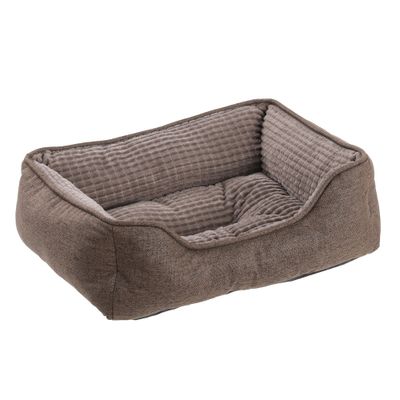 Mon Ami Luki - PANIER RECTANGULAIRE TOUCHER SOFT ANTIDERAPANT MARRON