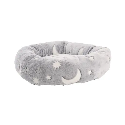 Mon Ami Luki - Panier rond velours phosphorescent Mon Ami Luki - Panier rond velours phosphorescent