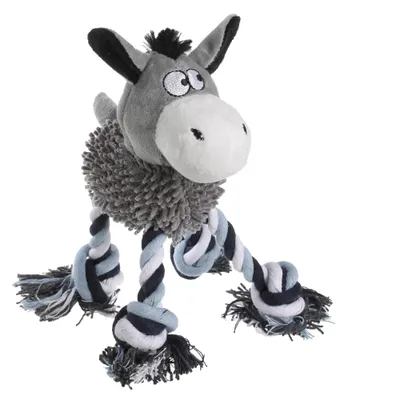 Mon Ami Luki - Jouet peluche ane / cheval + cordes Mon Ami Luki - Jouet peluche ane / cheval + cordes