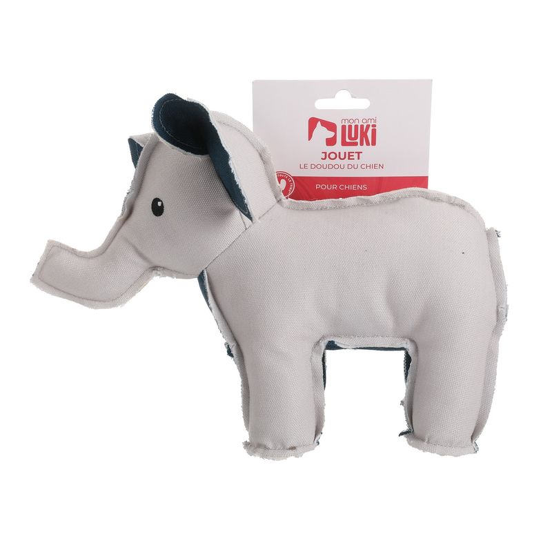 Mon Ami Luki - JOUET TEXTILE ELEPHANT GRIS