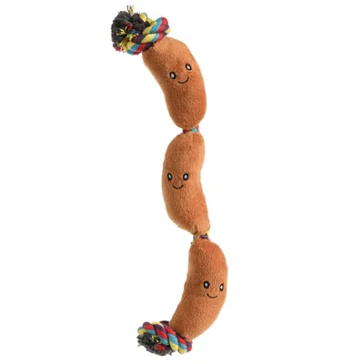 Jouet peluche saucisses