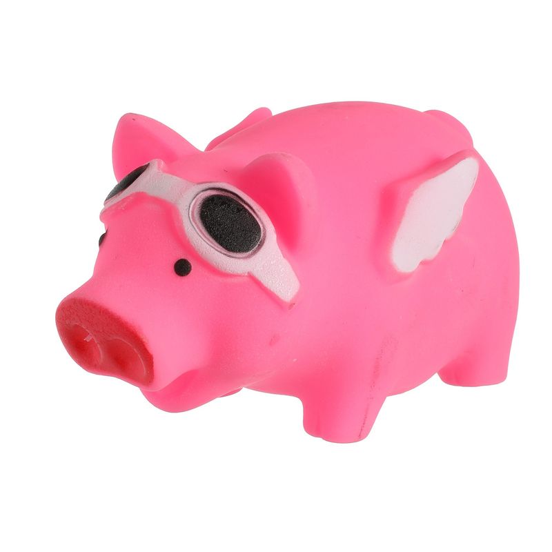 JOUET COCHON A LUNETTE