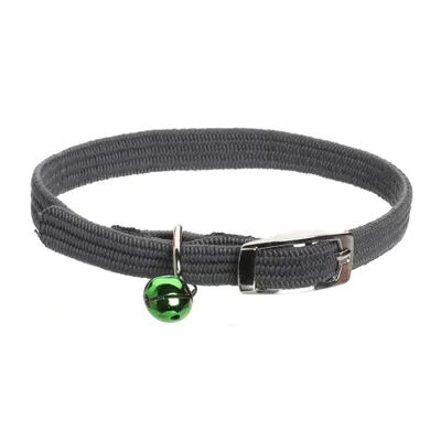 Collier chat nylon elastique et grelot