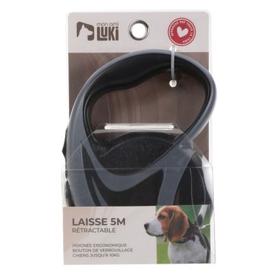 Mon Ami Luki - Laisse retracatable filaire-chiens