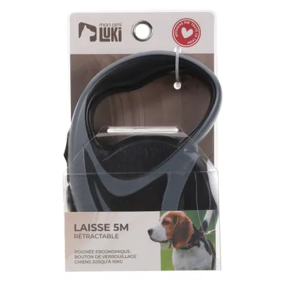 Mon Ami Luki - Laisse retracatable filaire-chiens