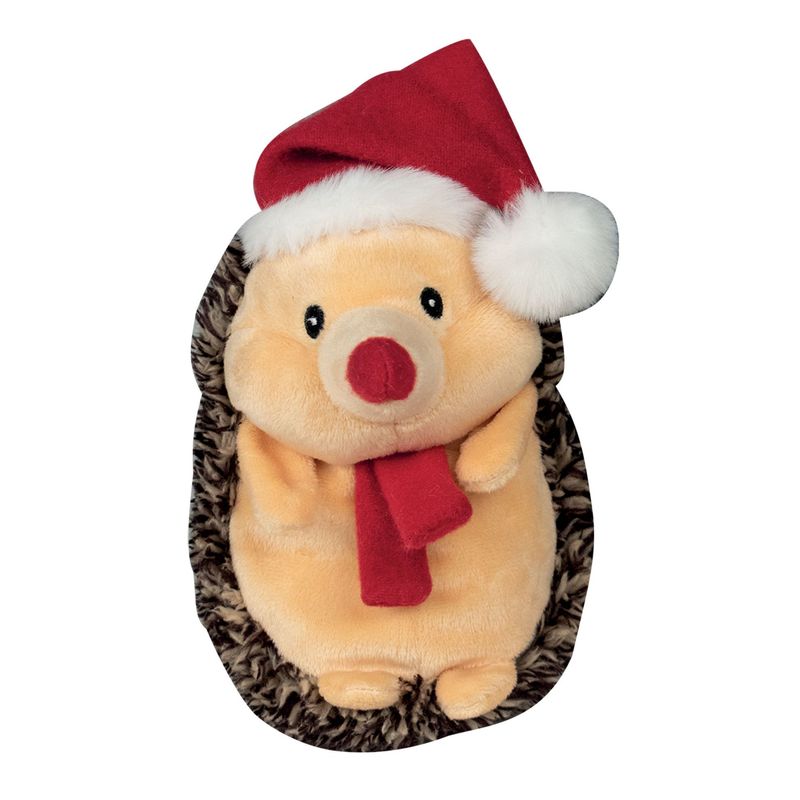 DOOGY Peluche Herisson de Noël : 17 cm