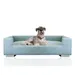 Rohrschneider Gepolstertes Hundesofa mit Füßen in Chromoptik