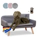 Rohrschneider Gepolstertes Hundesofa mit Holzbeinen