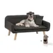 Rohrschneider Gepolstertes Hundesofa mit Holzbeinen
