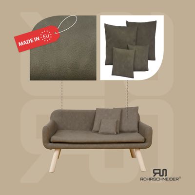 Rohrschneider Gepolstertes Hundesofa mit Holzbeinen