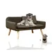 Rohrschneider Gepolstertes Hundesofa mit Holzbeinen