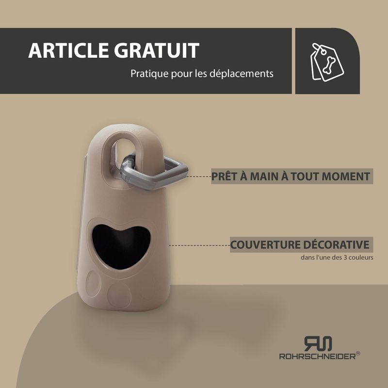Rohrschneider Canapé pour chien rembourré avec pieds en métal